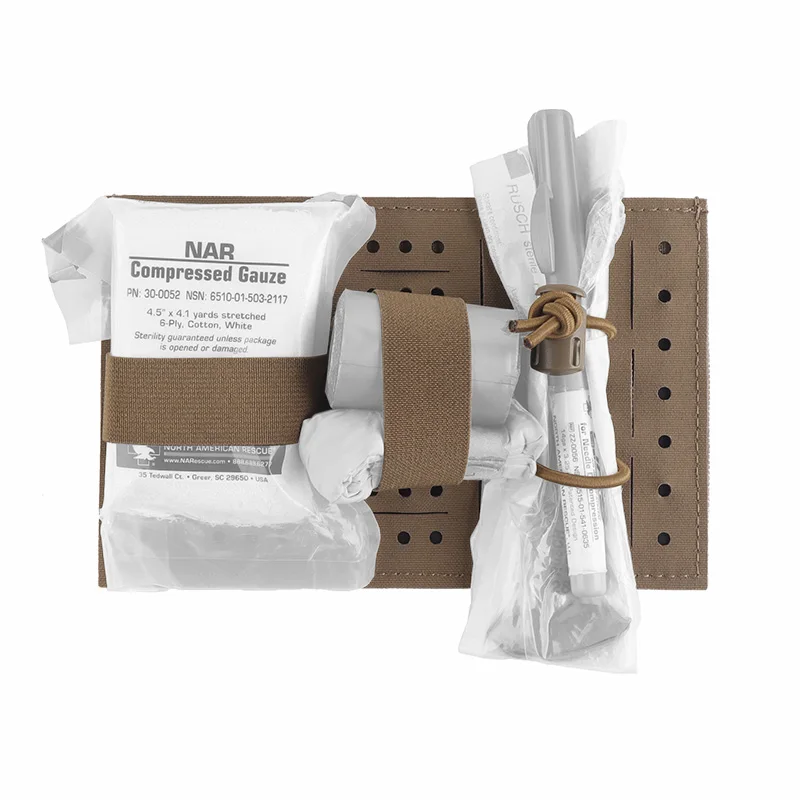 Bandeja médica táctica con inserción, tablero de almacenamiento incorporado mejorado, bolsa de primeros auxilios, organización de equipo para caza al aire libre y Camping - imagen 4