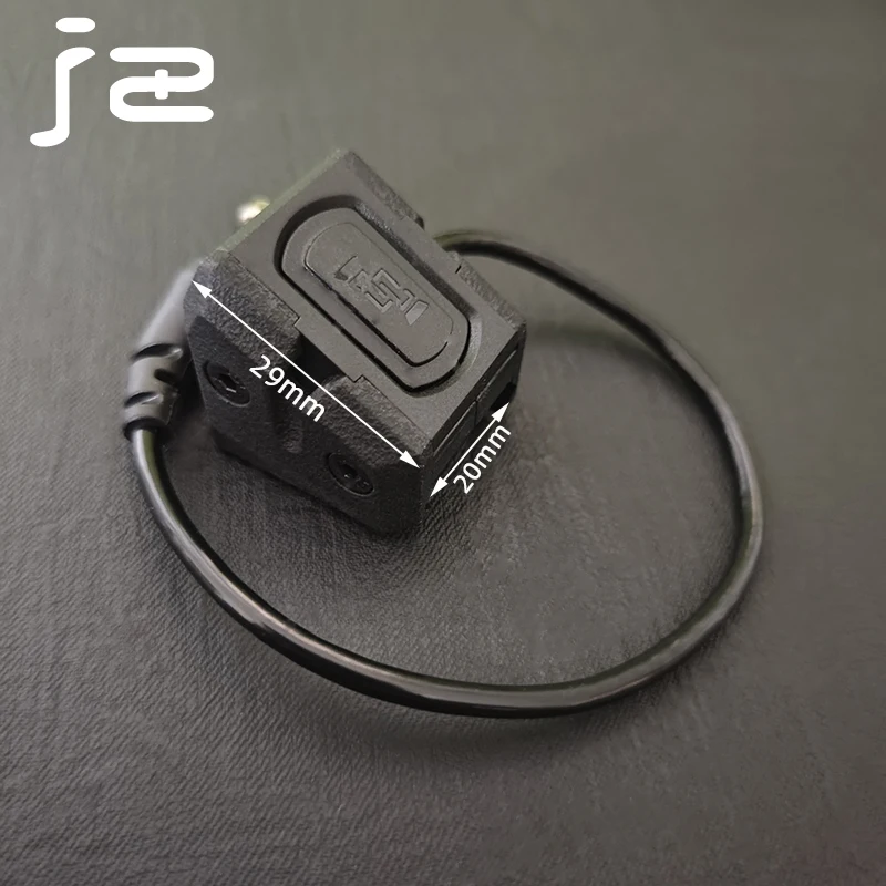 Sotac ModButton Lite linterna táctica Mini interruptor 20MM carril Picatinny M600 M300 M300A M600B interruptor de luz explorador enchufe SF - imagen 3