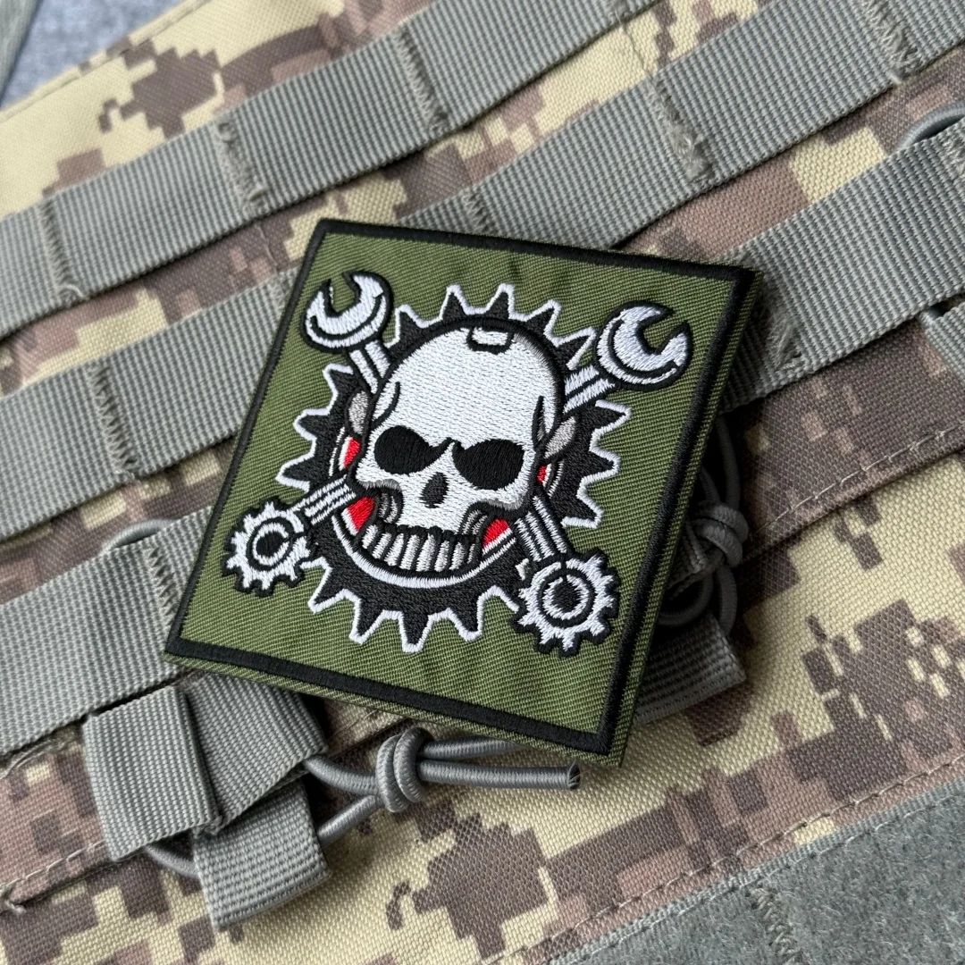 Parche bordado chevron Armada – Insignia moral para uniforme táctico - imagen 3