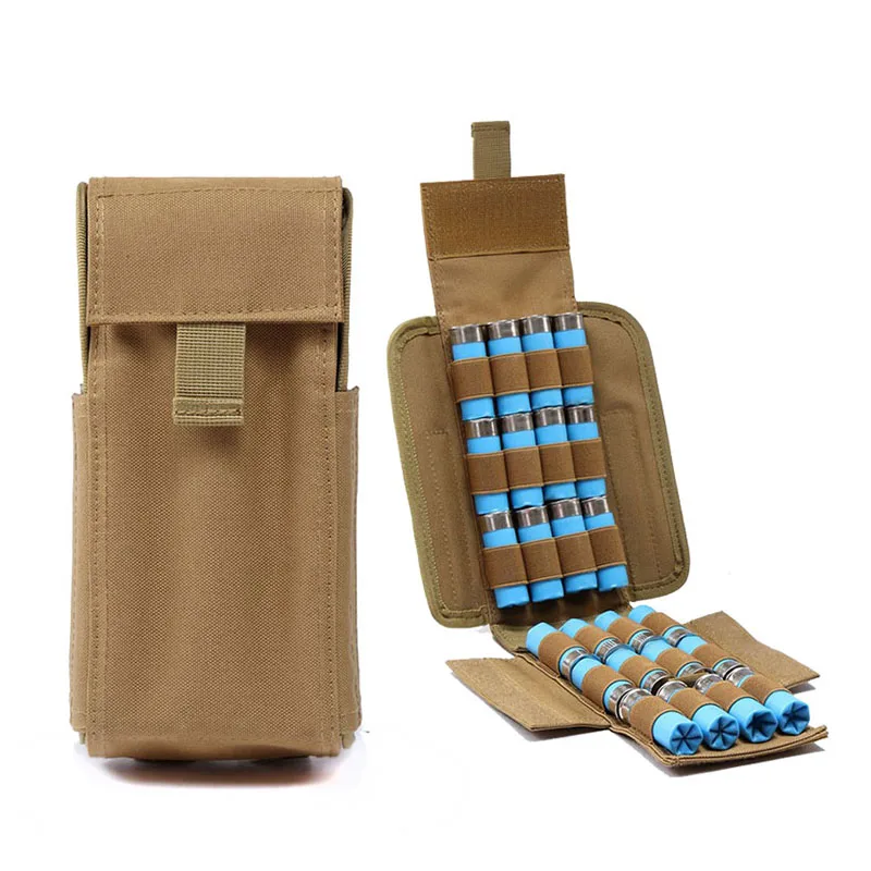 Bolsa táctica de 25 balas para munición, bolsa de cintura Molle 12/20GA, soporte para balas de pistola de tiro, Cartucho para Rifle, bolsa para accesorios de caza - imagen 2