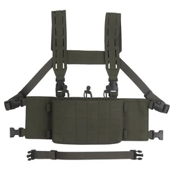 Sistema MOLLE, aparejo de pecho Modular, entrenamiento de tiro en el campo, equipo táctico, chaleco de caza, portador, bolsa para revistas