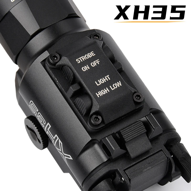 Pistola táctica SureFir X300 Ultra X300V X300V-IR X300UH-B XH15 XH35, luz LED compatible con riel de 20mm, linterna de caza Airsoft - imagen 5