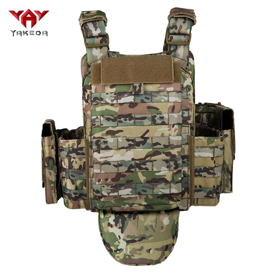 Chaleco modular de múltiples monturas YAKEDA con tirantes ajustables, múltiples bolsillos, zonificación y posiciones Magic Sticky de múltiples áreas - imagen 4