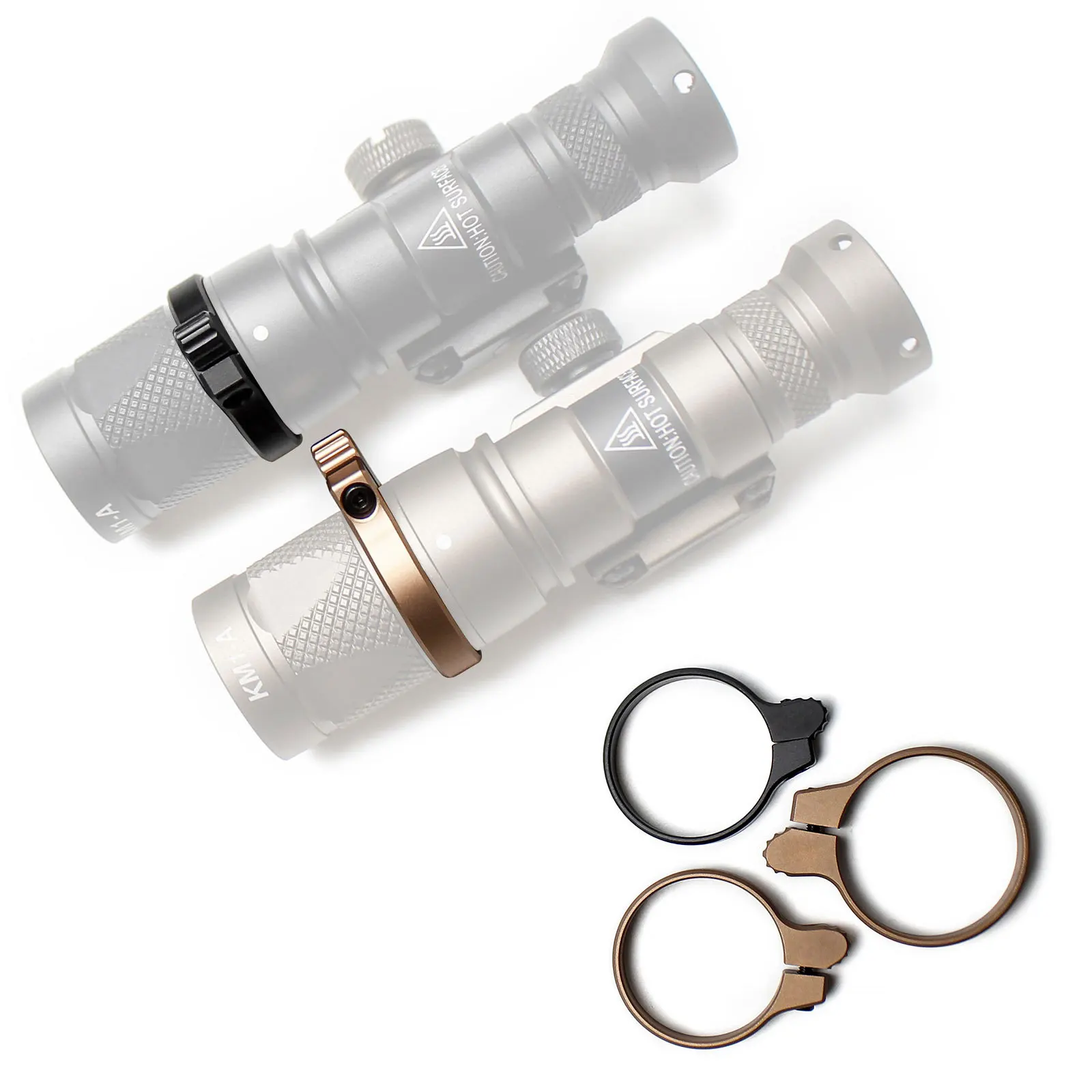 Ajuste de la palanca de asistencia de ajuste de linterna táctica adecuada para linternas exteriores M300/M600/M640V