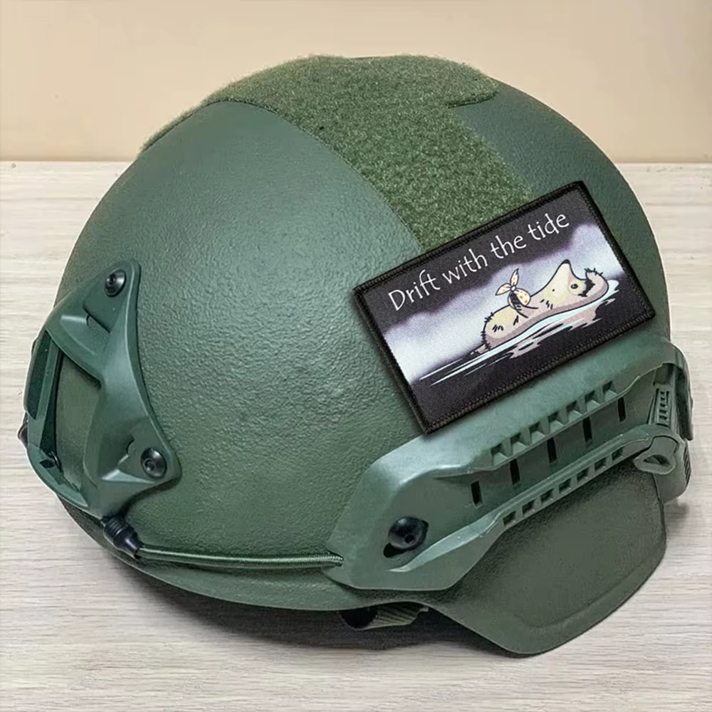 Parche táctico velcro nutria – Insignia moral para mochila y uniforme - imagen 5