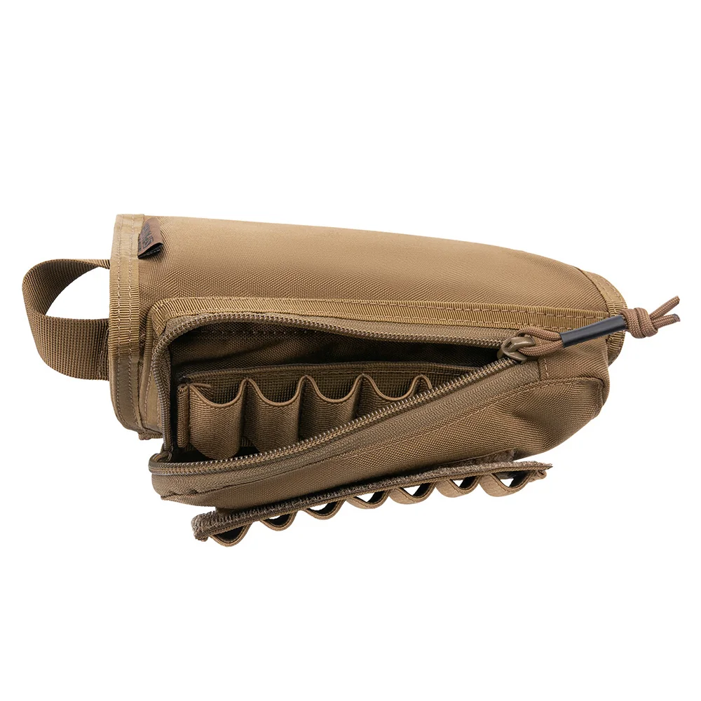 Bolsa de cartucho de apoyo de culata de Airsoft ajustable, soporte de carcasa para Rifle de Paintball táctico, funda cartuchera para caza - imagen 5