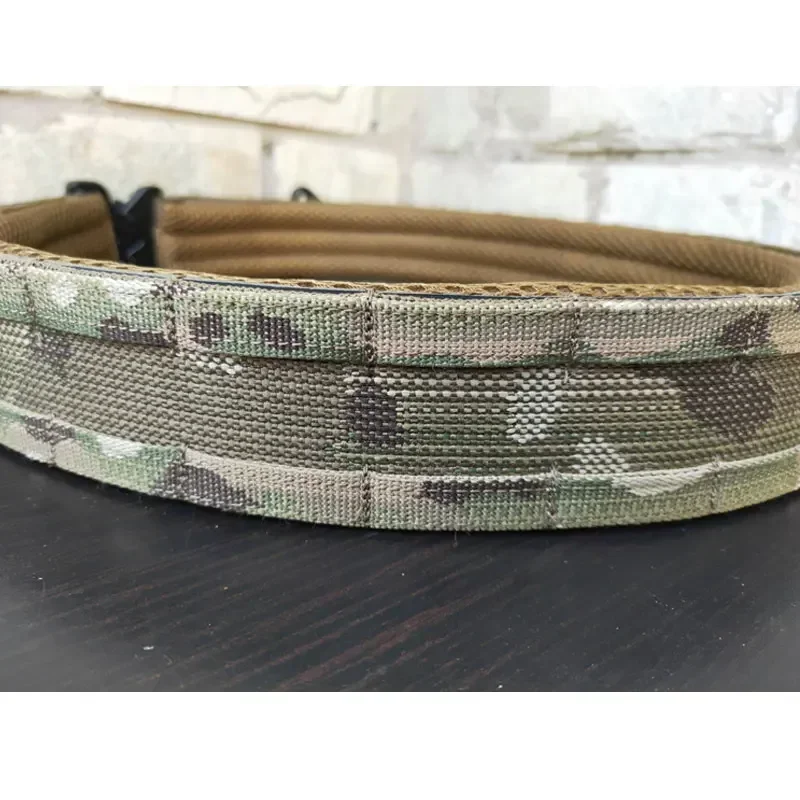Cinturón Airsoft Multicam cinturón de batalla de tiro táctico CS caza al aire libre Molle 2 pulgadas cinturón de combate equipo de combate - imagen 5