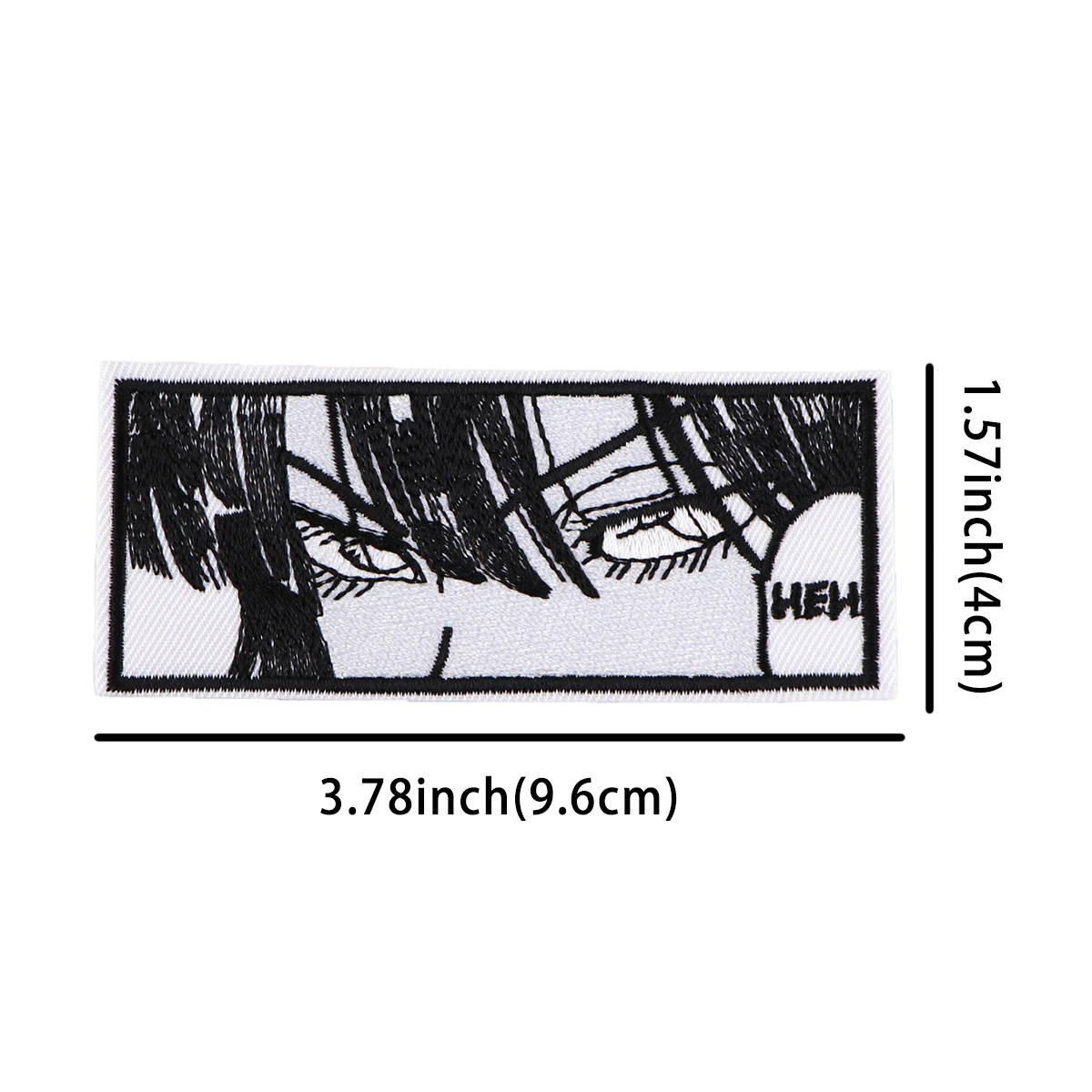 Parche bordado Anime Ojo – Para coser o planchar en ropa táctica - imagen 2