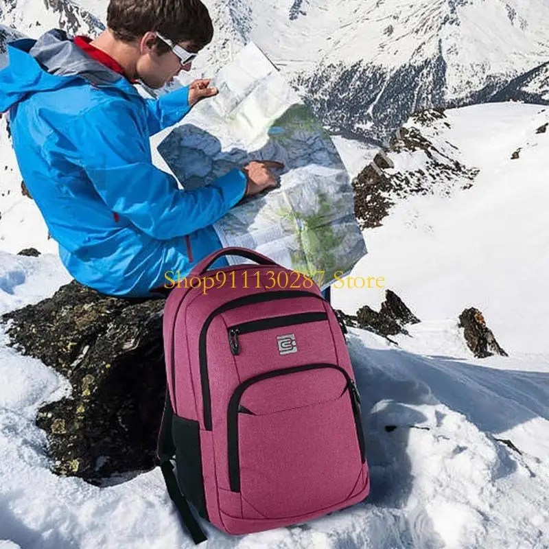 Mochila para ordenador portátil J1HC para cuaderno estudiante 18 pulgadas para estuche para w - imagen 2