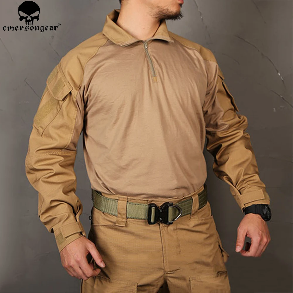EMERSONGEAR-camisa de combate multicamuflaje, ropa de caza, G3, BDU, Airsoft, táctico, emerson, campamento de entrenamiento, Wargame, camisa negra multicamuflaje - imagen 3