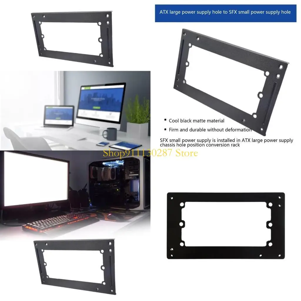 Soporte del adaptador fuente alimentación J1HC ATX a ATX a conversión del soporte
