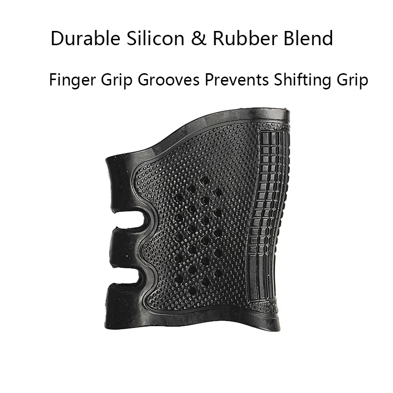 Empuñaduras de goma antideslizantes para caza, funda para guante, empuñaduras ventiladas sin cordones para pistola para deportes al aire libre, serie Glock 5,56 - imagen 2