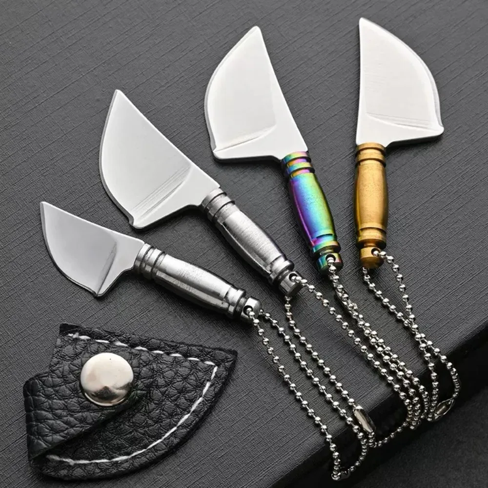 Cuchillo tipo llavero de acero inoxidable compacto para cocina y EDC - imagen 4