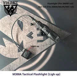 SureFire M300 M600 – Linterna táctica AXON interruptor remoto para rail Picatinny