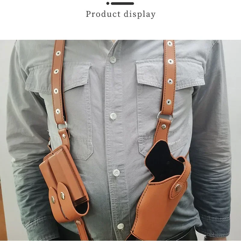 Funda táctica para pistola sigilosa, doble revista, bolsa para pistola oculta, hombro, axila, fundas para pistola oculta, accesorios de tiro - imagen 5