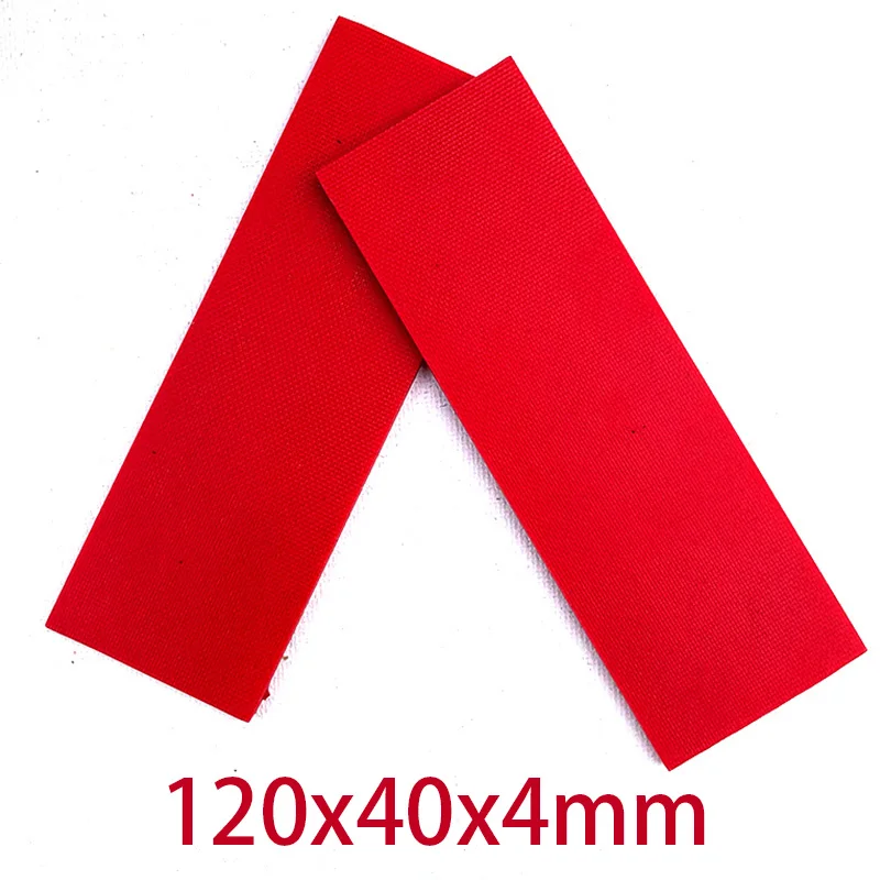 2pc red 120x40x4mm