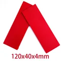 2pc red 120x40x4mm