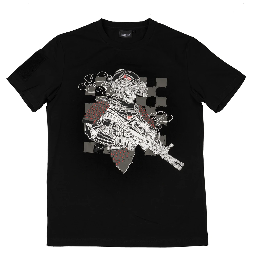 Camiseta de manga corta con cuello redondo para hombre para deportes al aire libre - imagen 3