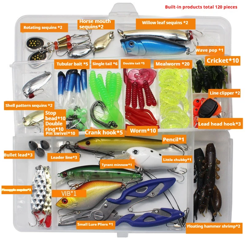 Kit de señuelos de pesca para lubina, lucioperca y perca - imagen 5