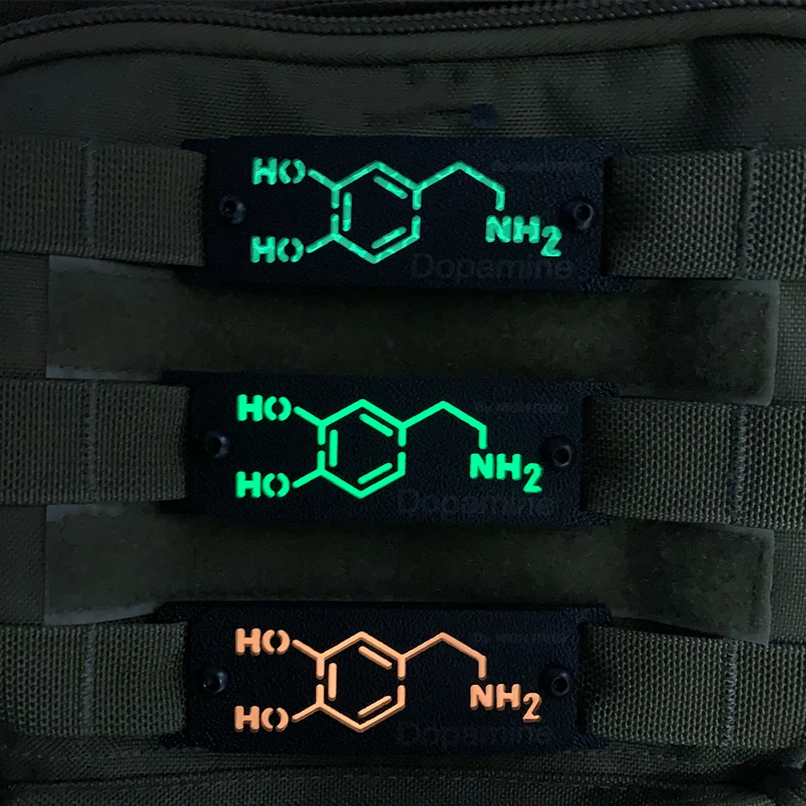 Clip Molle luminoso para mochila, hebillas de dopamina, ABS, táctico, reflectante, correas decorativas, máquina de clip, bolsa, accesorios de bricolaje - imagen 2