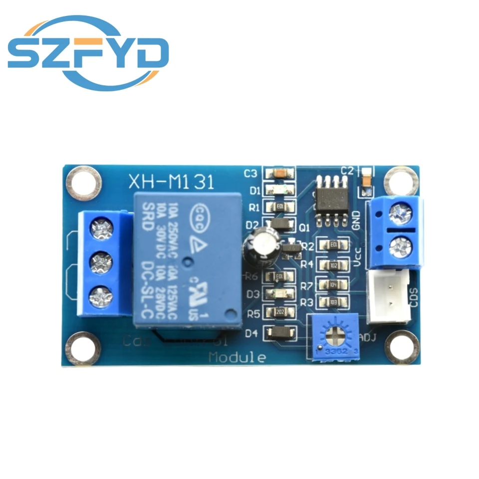 XH-M131 DC 5V/12V/24V interruptor de Control de luz módulo de relé fotorresistor Sensor de detección módulo de Control automático de brillo - imagen 4