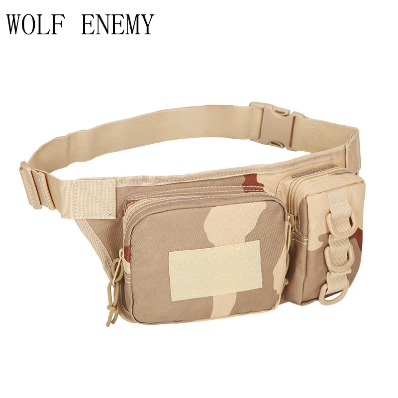 Bolsa de cinturón táctico para hombre, riñonera para caza al aire libre, pesca, ciclismo, deportes, múltiples bolsillos pequeños, bolsa para teléfono, bolsillo para herramientas - imagen 5