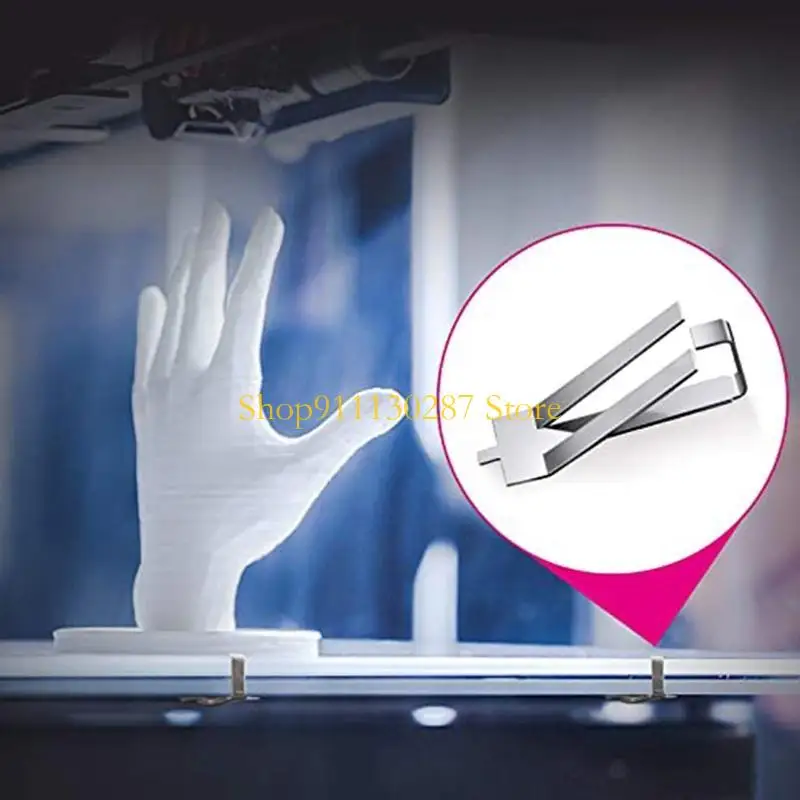 J1HC 10 Uds. Clips resorte cama vidrio para impresora 3D Ender 3 para Ender 3 - imagen 2