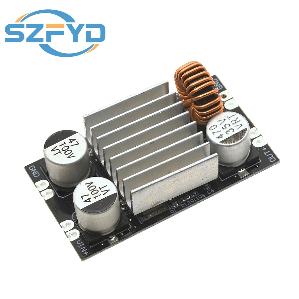 Convertidor Buck de 100W-300W, módulo reductor de DC-DC, 10-90V a 5V/12V/24V, 5A, fuente de alimentación de alta corriente para coche, LED Solar DIY - imagen 5