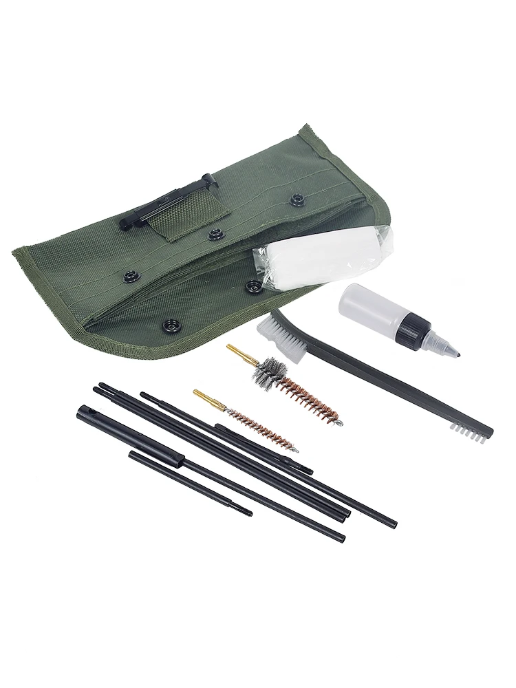 Kit de limpieza para pistola de caza, cepillo de varilla de limpieza para Airsoft, accesorios de limpieza para Rifle, 22 22LR .223 556, 10 unidades - imagen 2