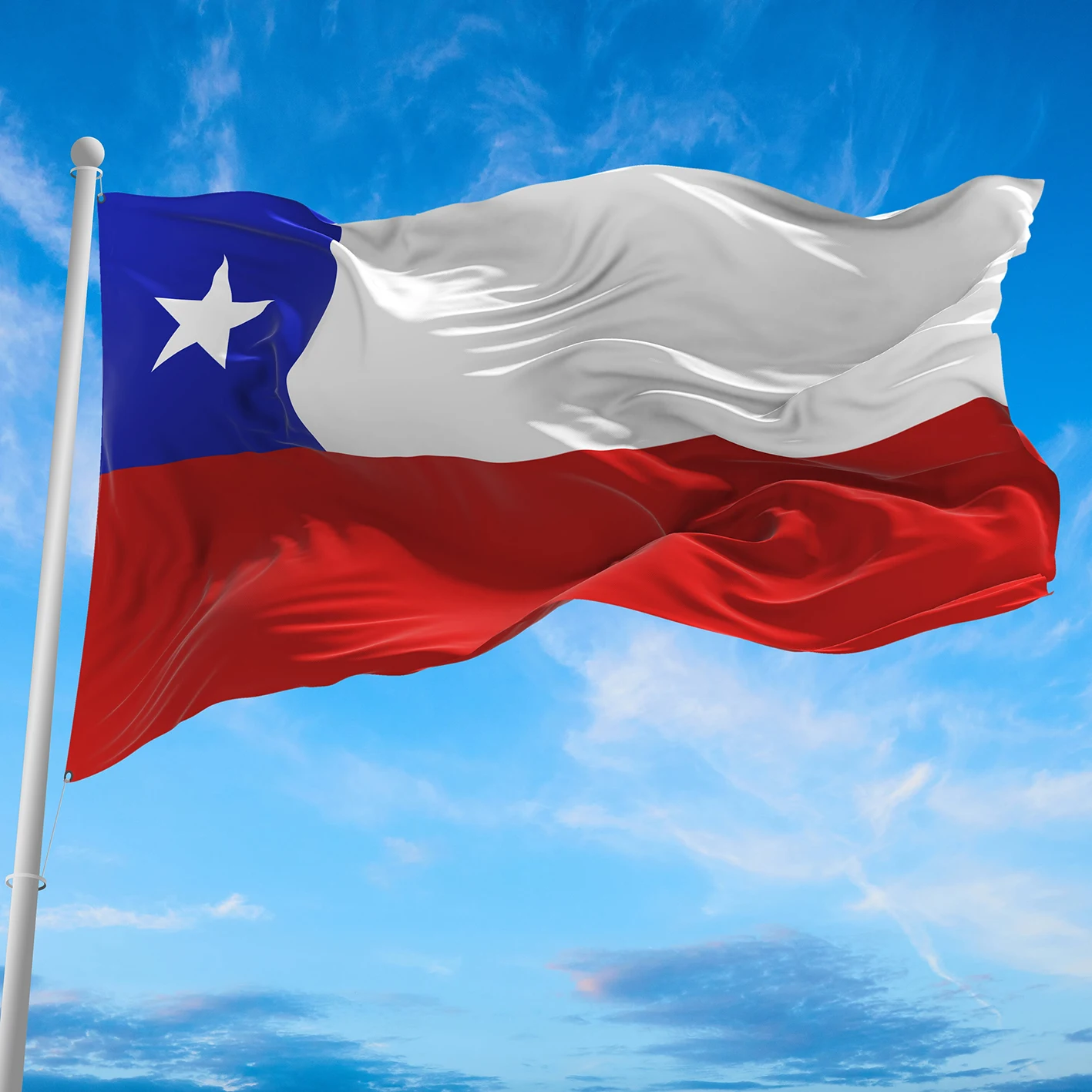 Bandera Chile 90x150 cm – Poliéster impreso para exterior - imagen 3