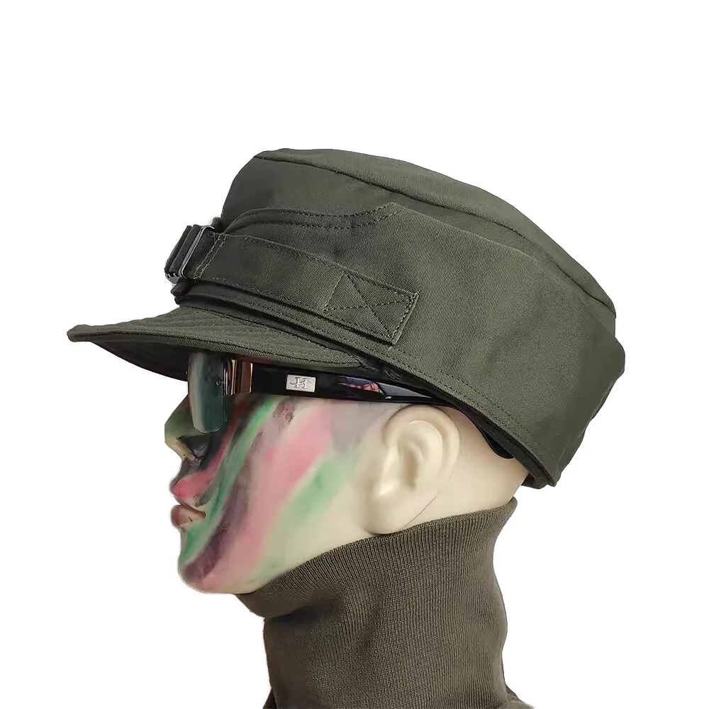 Sombrero de montaña WW2, gorra de uniforme de soldados de EE. UU., sombrero táctico de lana, gorra de montaña, sombrero de montaña táctico de lana de lona americana - imagen 2