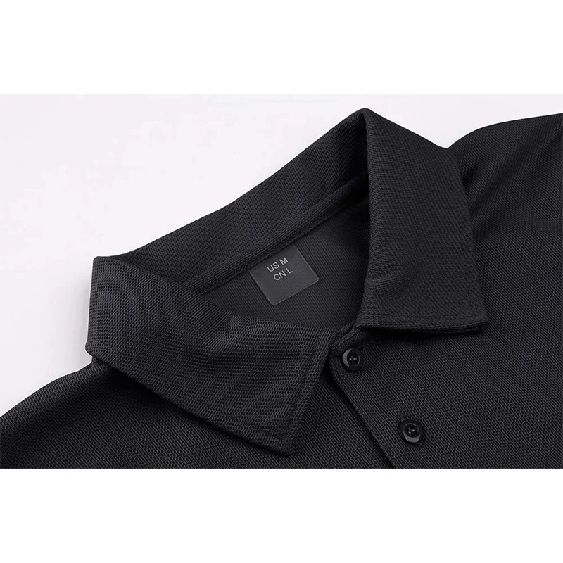 Polo de manga corta para hombre, camiseta transpirable, secado rápido, color verde - imagen 4