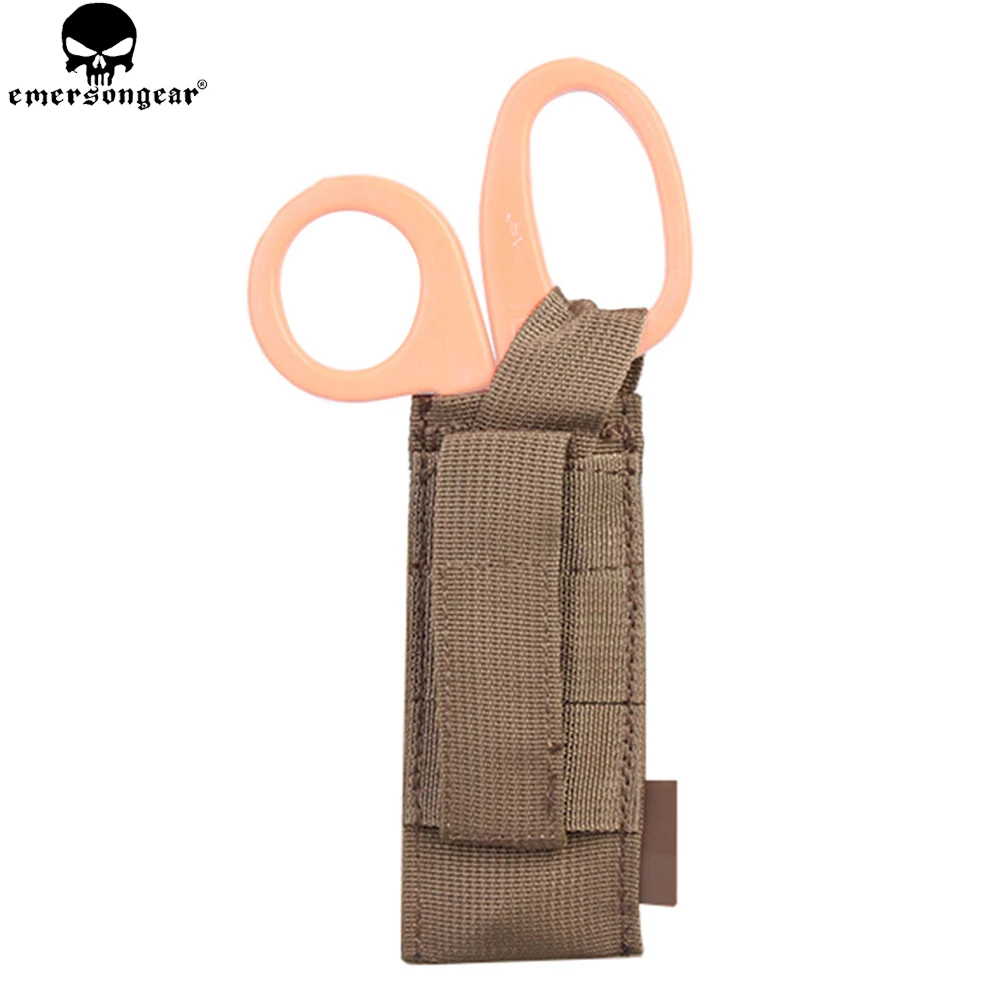 EMERSONGEAR bolsa para tijeras soporte para tijeras táctica Molle bolsa para tijeras Airsoft caza bolsa de combate Multi-camo negro EM6367 - imagen 2