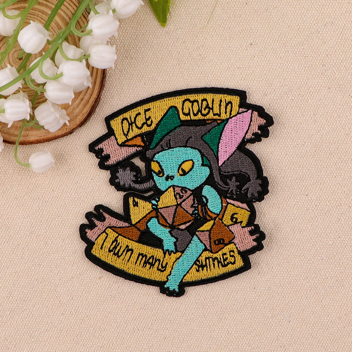 Parche para planchar con dados, parche para ropa, juego de ropa, parche bordado, accesorios de ropa, pegatinas de costura - imagen 4