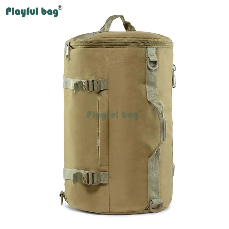 Bolsa táctica de barril 20L impermeable 900D camuflaje AVA47 - imagen 2