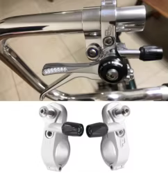 Soportes de palanca de cambios Thombies, convertidor de Dial de bicicleta, mango de trinquete, asiento de fijación de manillar de dedo de 22,2mm para Brompton