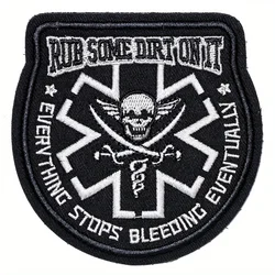 Parche MOLLE velcro Rub Some Dirt On It paramédico