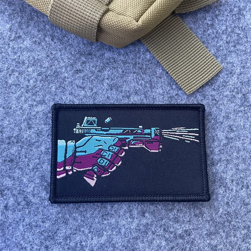 Parche de vacaciones táctico TFD, no antiniebla, GBRS SUPDEF WRMFZY ONE7SIX, brazalete militar, insignia esquelética roja, apliques bordados - imagen 2