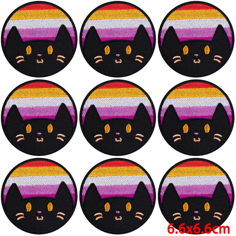 Parches bordados para ropa, adhesivos para planchar en la ropa al aire libre, 10 unidades por lote - imagen 2