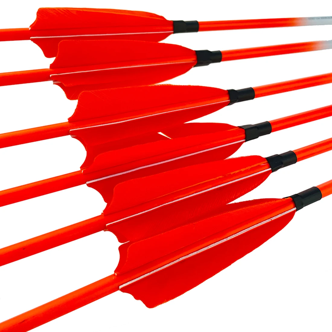 Flechas de tiro con arco, 12 piezas, tiro a caballo, flechas de carbono puro id6.2 mm, arco tradicional, arco largo recurvo, caza - imagen 2