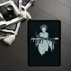 Parche de mujer fantasma, insignia de moral militar táctica, gancho y bucle, mochila, ropa, accesorios decorativos, pegatina, brazalete