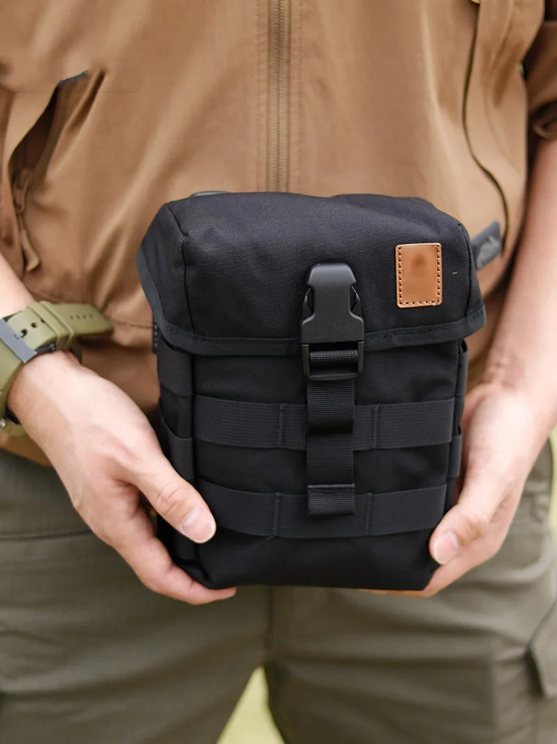 Bolsa de botella de agua al aire libre, módulo MOLLE, herramientas, accesorios portátiles, almacenamiento, miscelánea, paquete de cintura - imagen 4