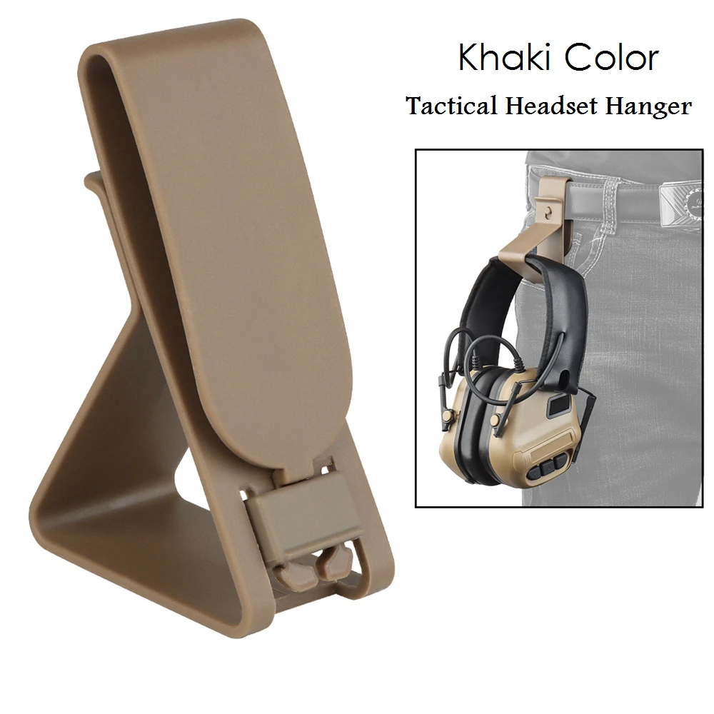 Soporte táctico MOLLE para auriculares y correaje de cintura - imagen 2