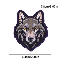 Parche termoadhesivo tiburón lobo para chaleco y chaqueta vaquera