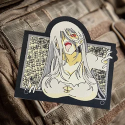 Parche de película con anillo de medianoche, tácticas militares, insignia de moral, estampado de gancho y bucle, mochila, ropa, pegatina decorativa, brazalete