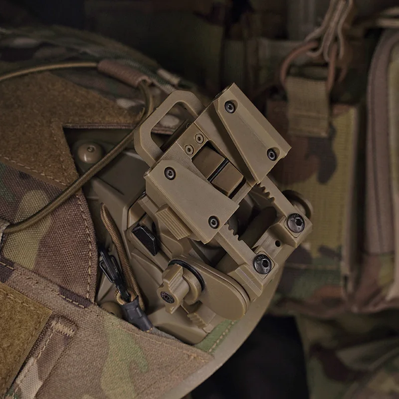 Soporte plegable para gafas de visión nocturna L4G24, Stent para casco, accesorios de montaje rápido para acampar al aire libre - imagen 2