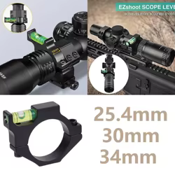 Mira telescópica de diámetro de tubo de 25,4mm/30mm/34mm, mira niveladora de retícula, nivel de burbuja apto para montaje de riel Picatinny de 11mm y 20mm