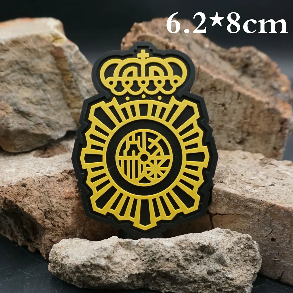 Parches de PVC tácticos de España con respaldo de gancho y bucle para mochilas, ropa, accesorios militares - imagen 2