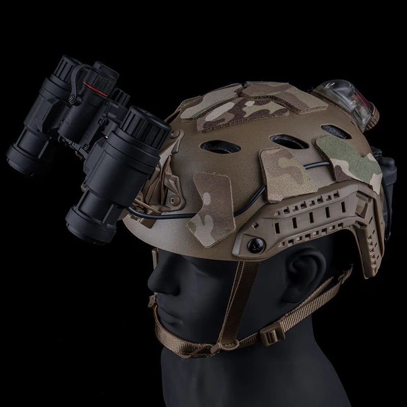 Camo FAST Helmet Patches Gancho Fastener, 11 Piezas Kit de Ganchos para Casco Táctico Pegatinas para Cables para Gestión de Cables o Camuflaje - imagen 4