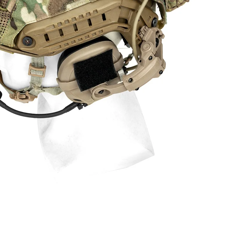 Kit de cables tácticos para auriculares, gestión de cables Krypt para auriculares NVG, chaleco de caza, gancho, anillo facial, 2 uds. - imagen 3